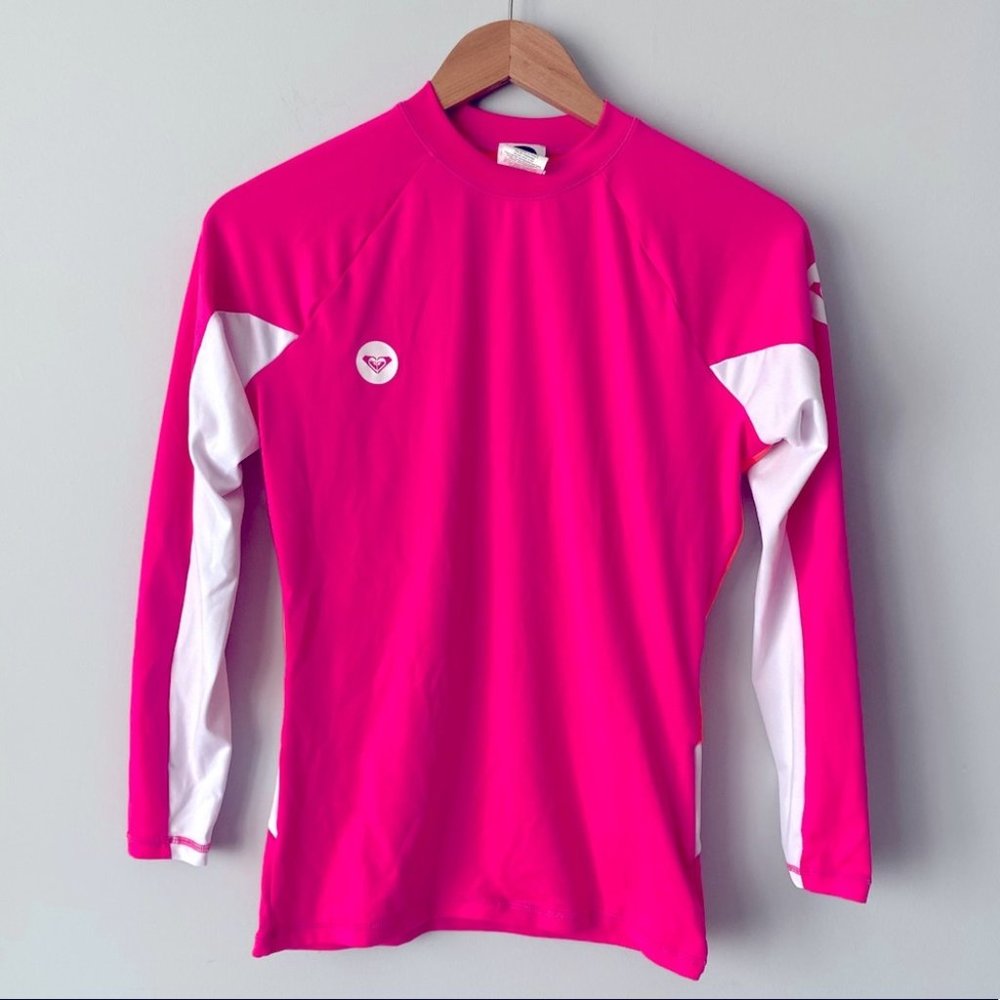 Roxy women’s upf 50 rash guard swim shirt - 12